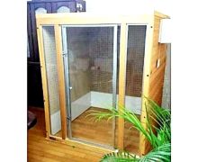 無駄吠えするワンちゃんの介護は、人も入れる介護用防音はすで・・ 人も入れる介護用防音ハウス1